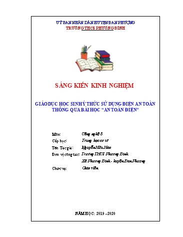 Sáng kiến kinh nghiệm Tổ chức học tập trải nghiệm sáng tạo trong môn Địa lí lớp 6 ở trường THCS